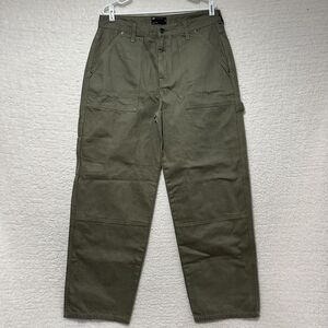 Asos Men's Carpenter Military Green Baggy Jeans Size‎ 32W 32L